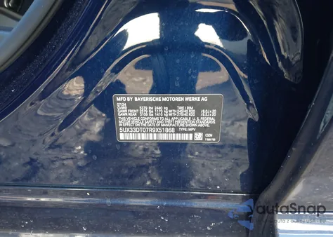 2024 BMW X4 xDrive30I z USA, uszkodzony, nr VIN 5UX33DT07R9X51868